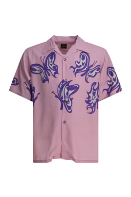 artistic-pink-shirt-camp-collar