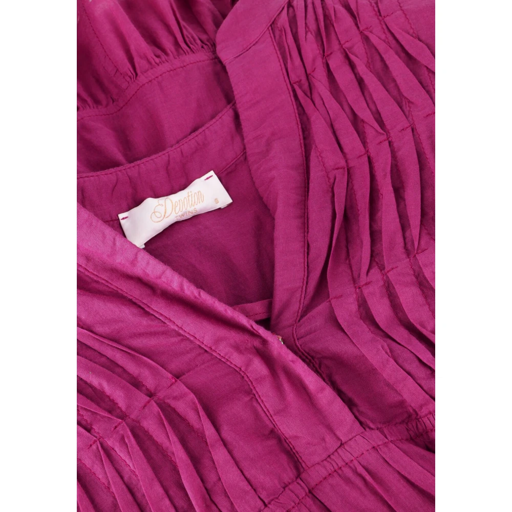 Devotion Paarse Neon Mini Jurk Pink Dames