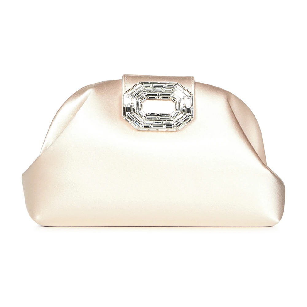 Amina Muaddi Mujer Rosado Bolsos, Rosa, Talla: One Size