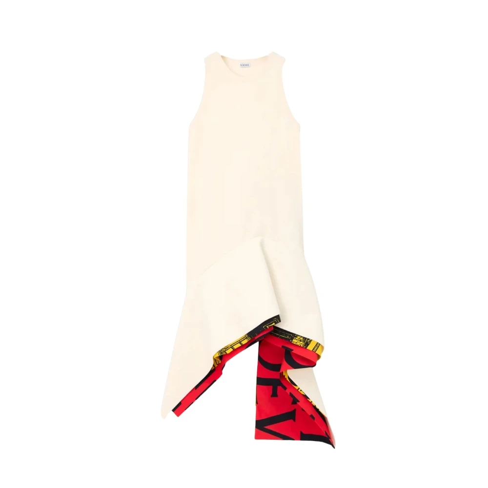 Loewe Robe En Mélange De Viscose Femme Robes Multicolore 40 Fr