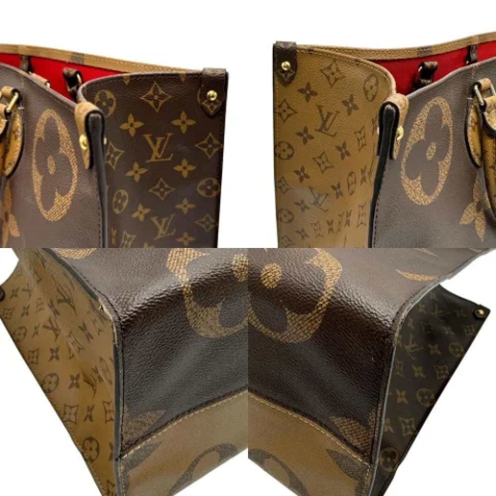 Louis Vuitton Vintage Pre-owned Canvas handbags Brown Dames