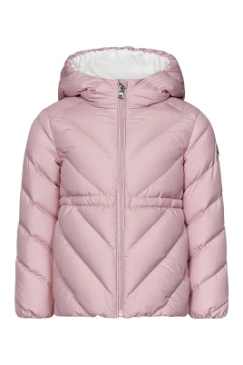 Rosa Chevron Vadderad Jacka