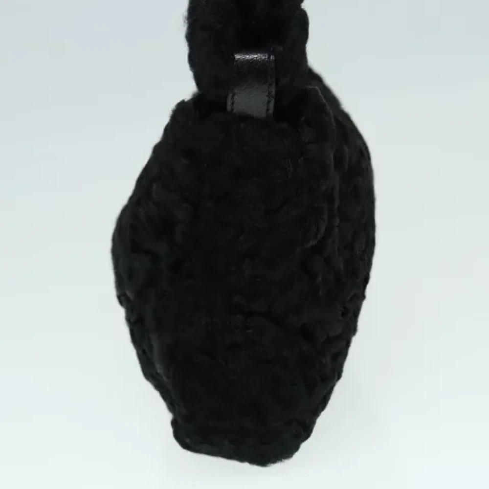 Fendi Vintage Pre-owned Wool handbags Black Dames