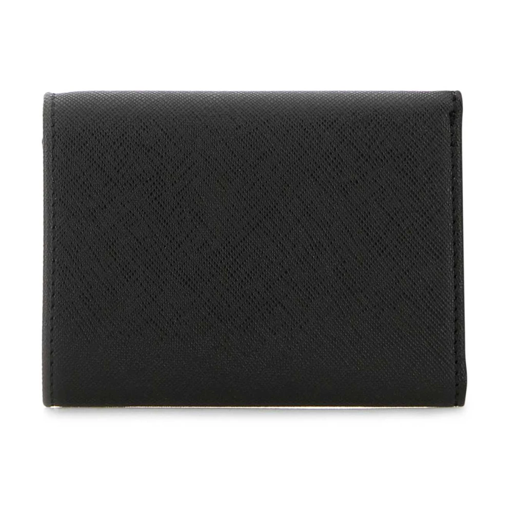 Vivienne Westwood Klassieke Zwarte Leren Portemonnee Black Dames