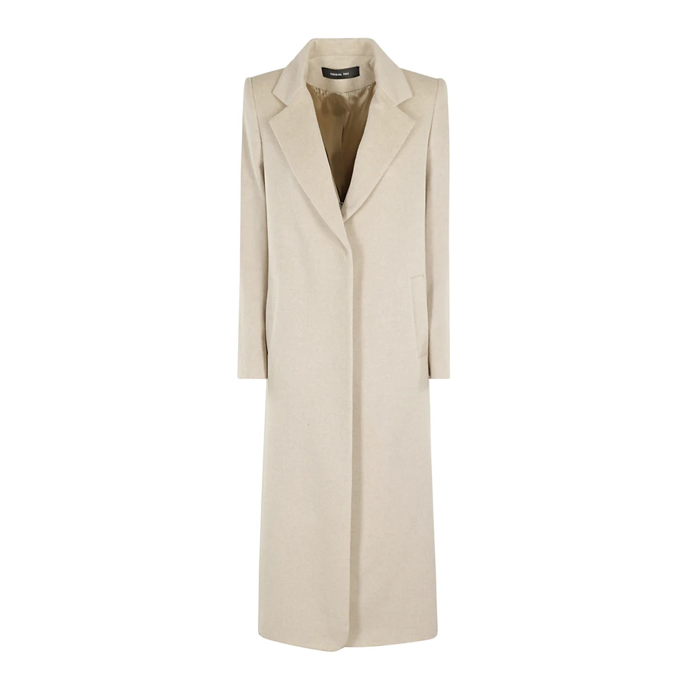 Federica Tosi Lange Jas Beige Dames