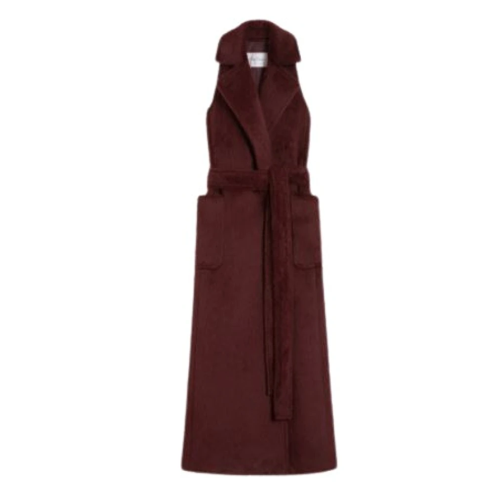 Max Mara Röd Cherry Ärmlös Kappa