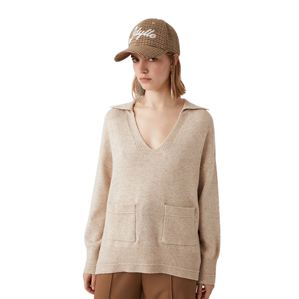 Suncoo Stijlvolle Breiwerk Collectie Beige Dames