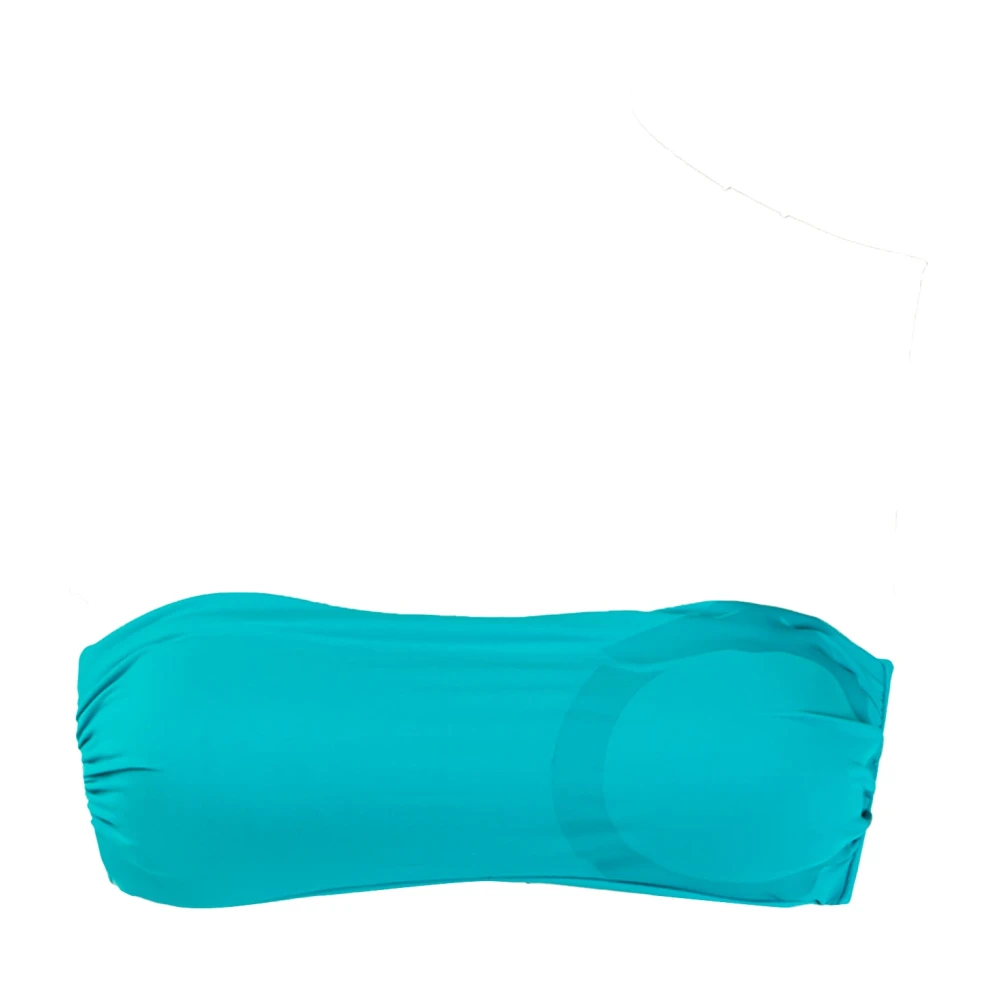 Trussardi Bandeau Strand Bh Zomer Teal Blauw Blue Dames