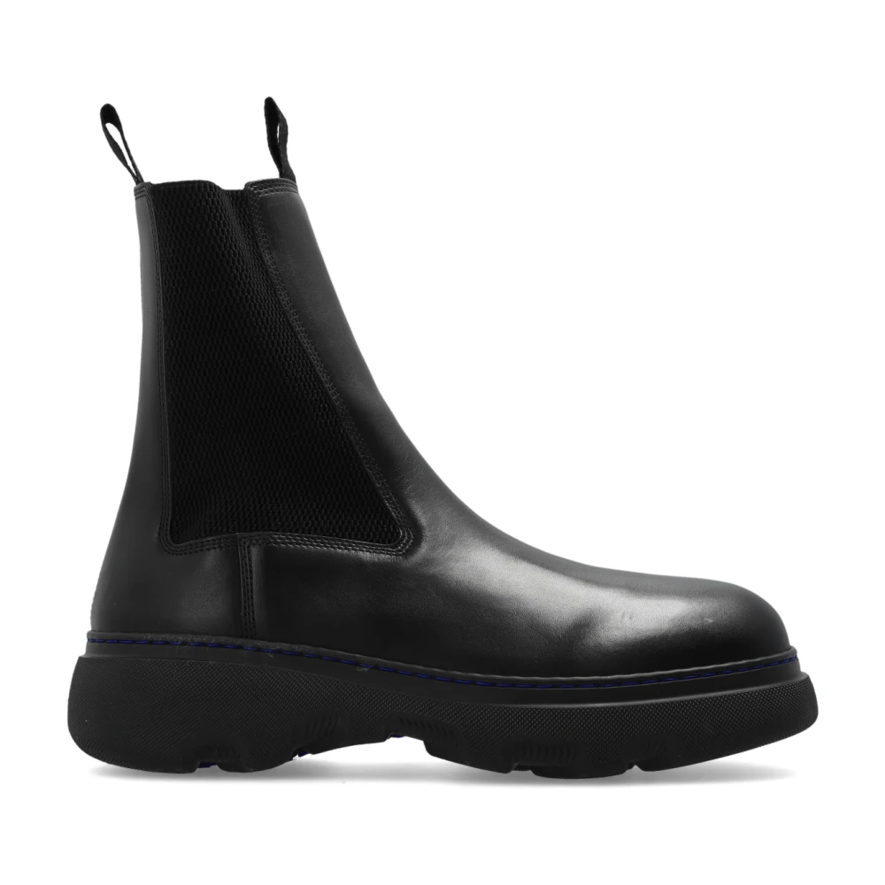 Burberry Men's Black Creeper Chelsea Boots - Chelsea Boots - 7 Uk - Shoes