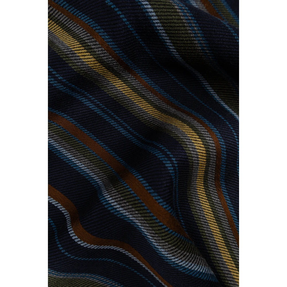 Paul Smith Sjaal met streep patroon Multicolor Heren