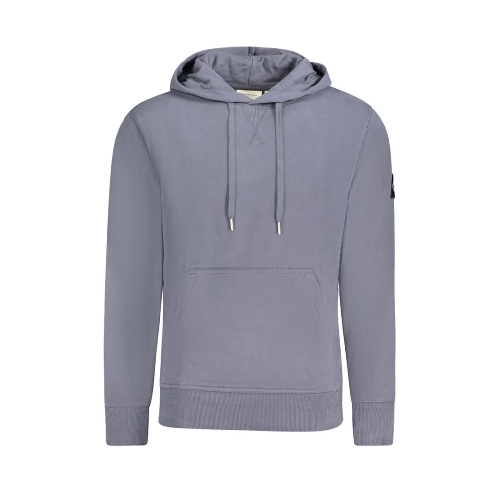 Calvin Klein Jeans, Herren, Pullover, Badge Hoodie, Blau, (L) - Bild 3