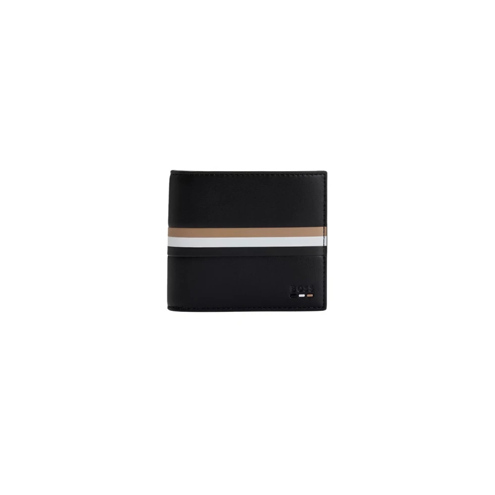 Hugo Boss Portemonnee van imitatieleer met meerdere vakken Black Unisex