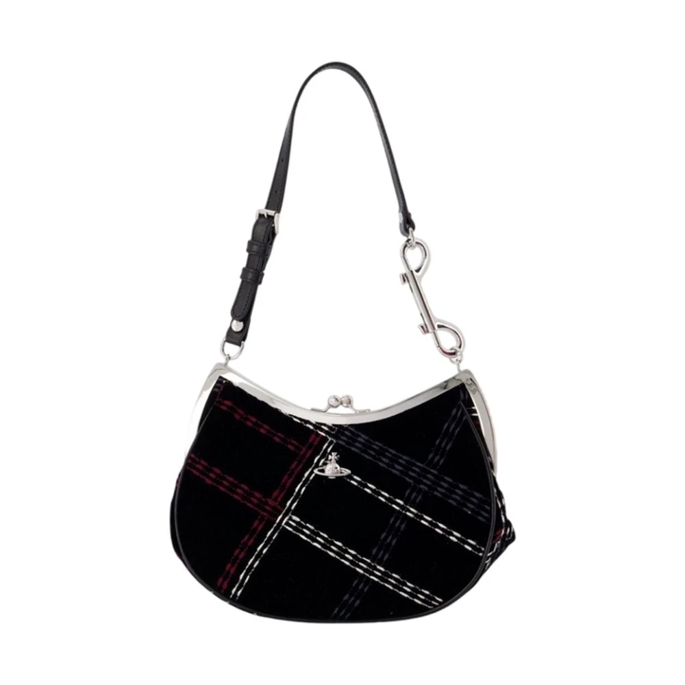 Vivienne Westwood Donna Nero - Borsa A Tracolla Charm Frame - Bags - One Size