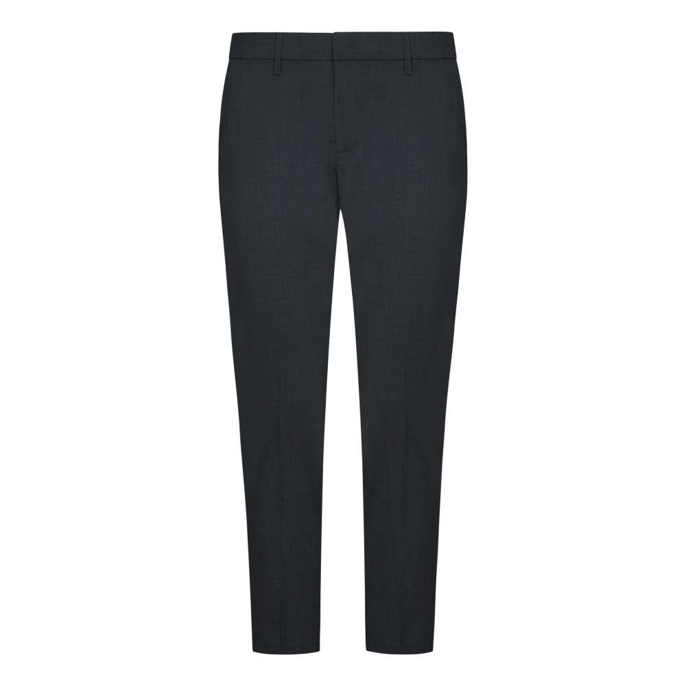 Dondup Men's Gray Slim-Fit Trousers, W30, Slim-Fit Trousers