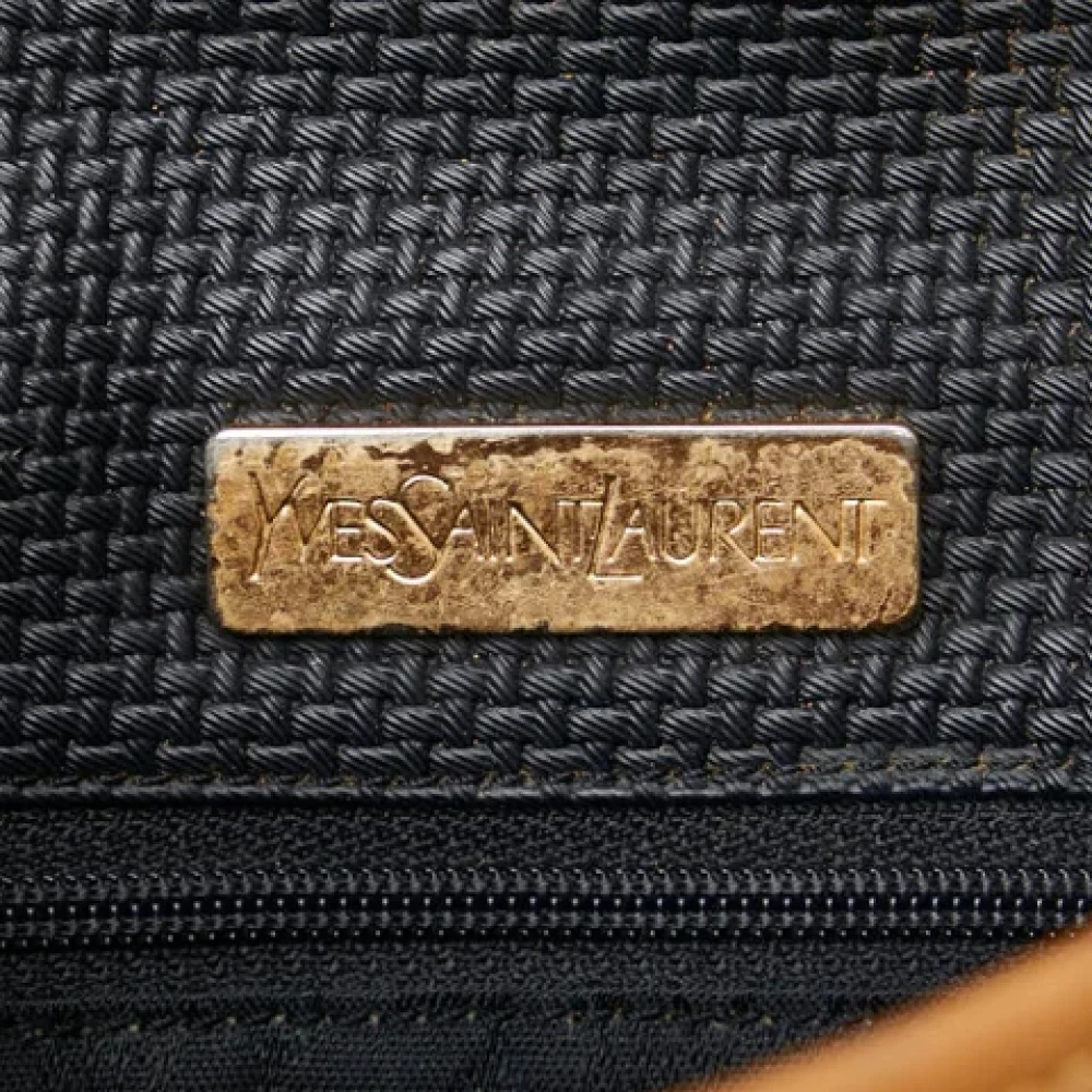 Saint Laurent Vintage Pre-owned Leather shoulder-bags Black Dames
