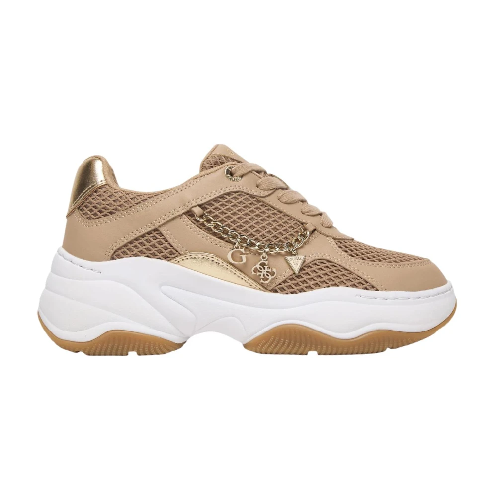 Guess Women's Beige Harpaa Trainers - Sneakers - 7 Uk - Shoes