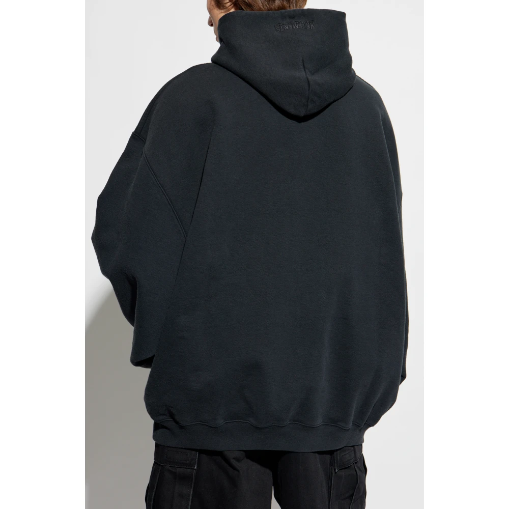 Vetements Bedrukte Sweatshirt Black Heren