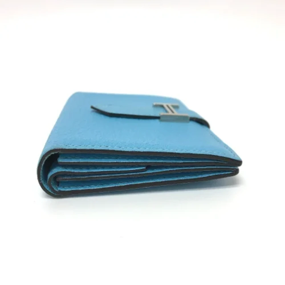 Hermès Vintage Pre-owned Leather home-office Blue Dames