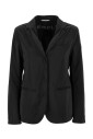 veste-noire-hydrofuge-a-boutons-pression