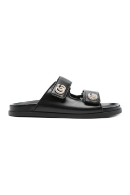 crystal-embellished-black-leather-sandals