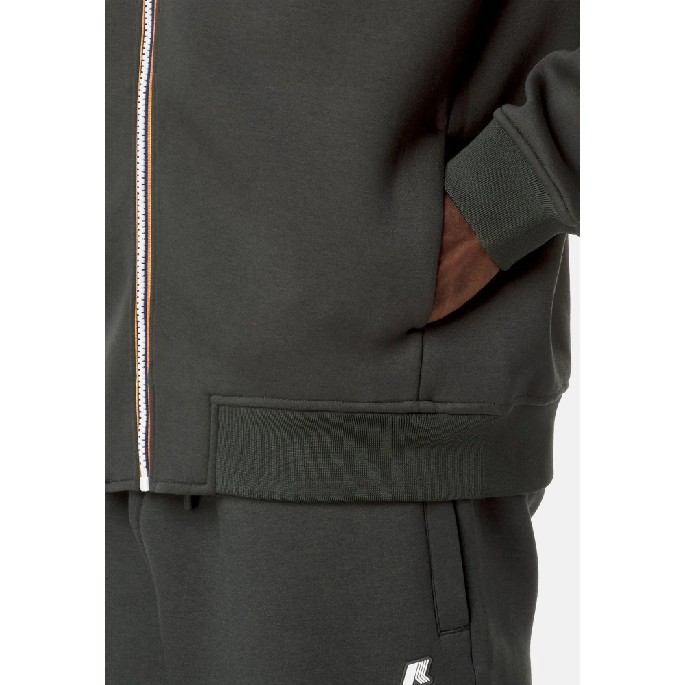 K-way Zip Sweatshirt Green Heren