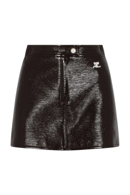 Reedition Vinyl Mini Skirt