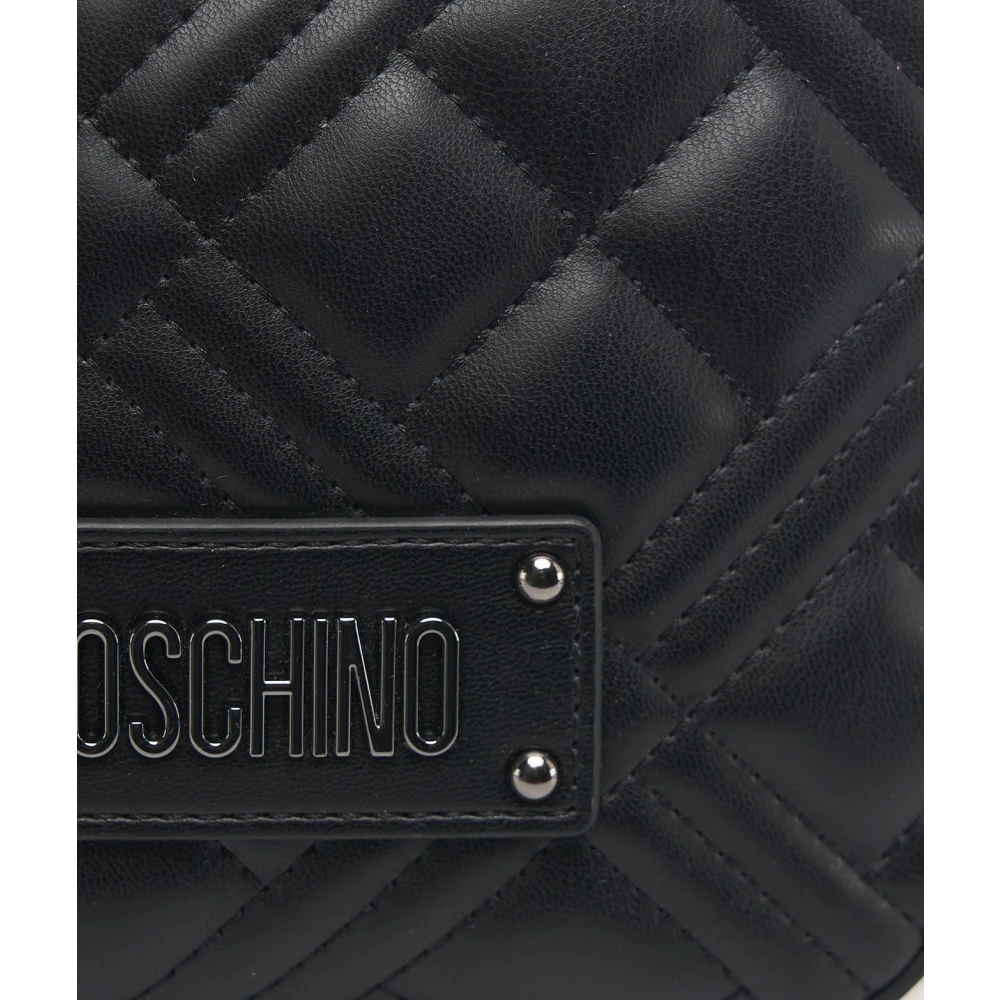 Love Moschino Gewatteerde Zwarte Schoudertas Black Dames