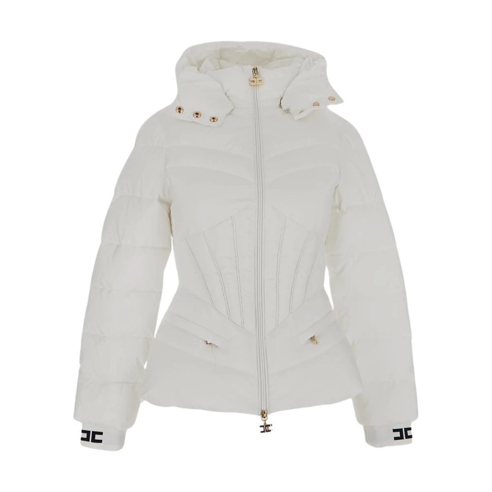 Elisabetta Franchi Elegante Verenjas White Dames
