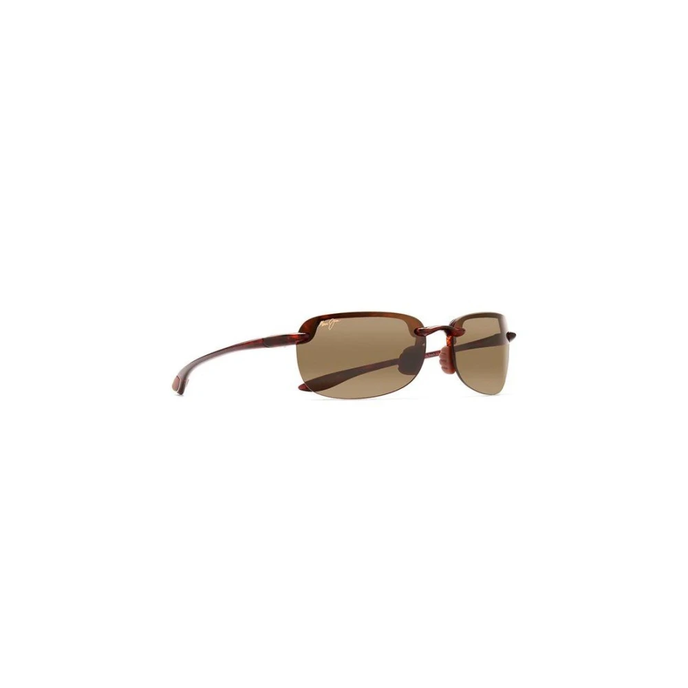 Maui Jim Unisex Brown Sunglasses, 56 Mm, Sandy Beach Rimless Sunglasses