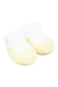 chaussons-bebe-en-coton-jaune