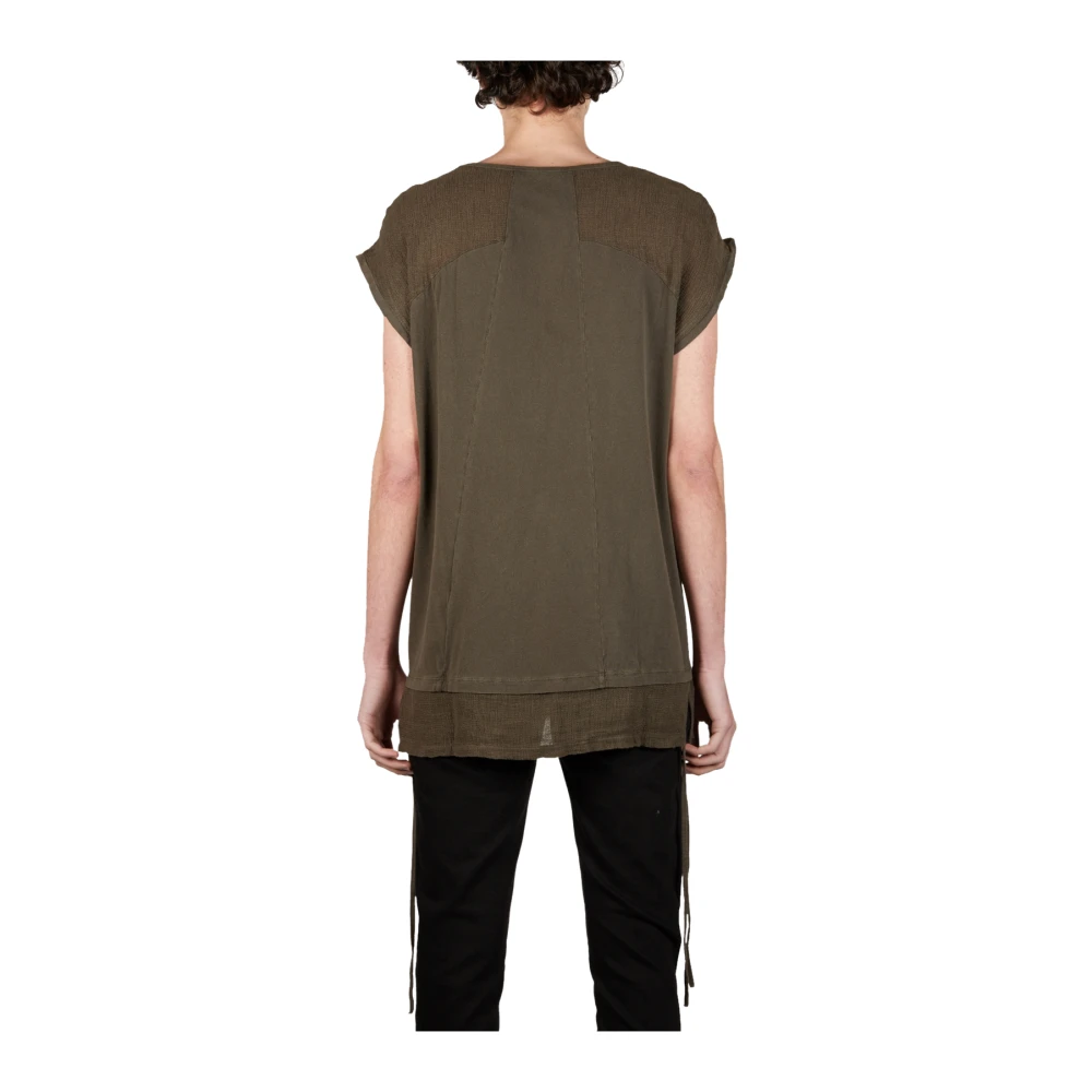Andrea Ya aqov Katoen Linnen Tank Top Green Dames