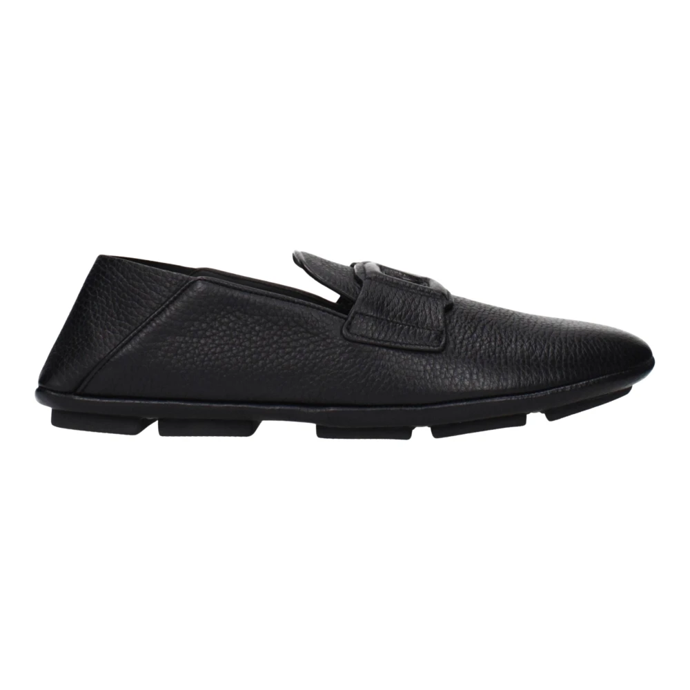Dolce & Gabbana Herren Schwarz E Leder Slipper Us Größe 39 - Bild 3