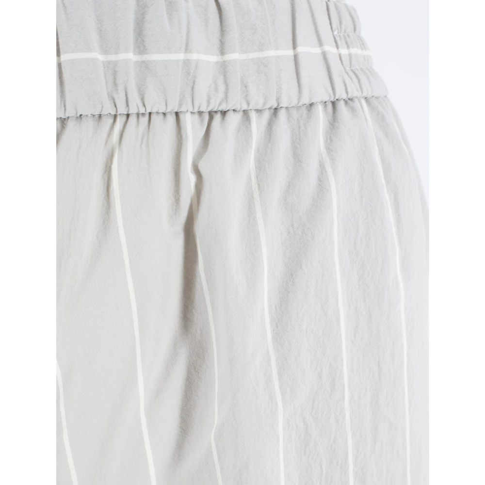 Le Tricot Perugia Wide Trousers Gray Dames