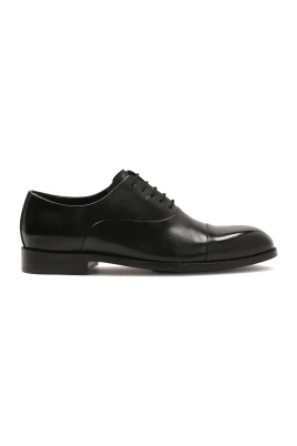 Svart kostym oxford halvskor