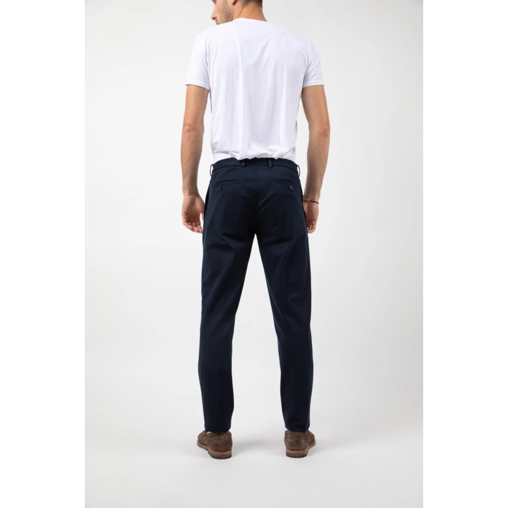 Circolo 1901 Piquet Geplooide Broek Blue Heren