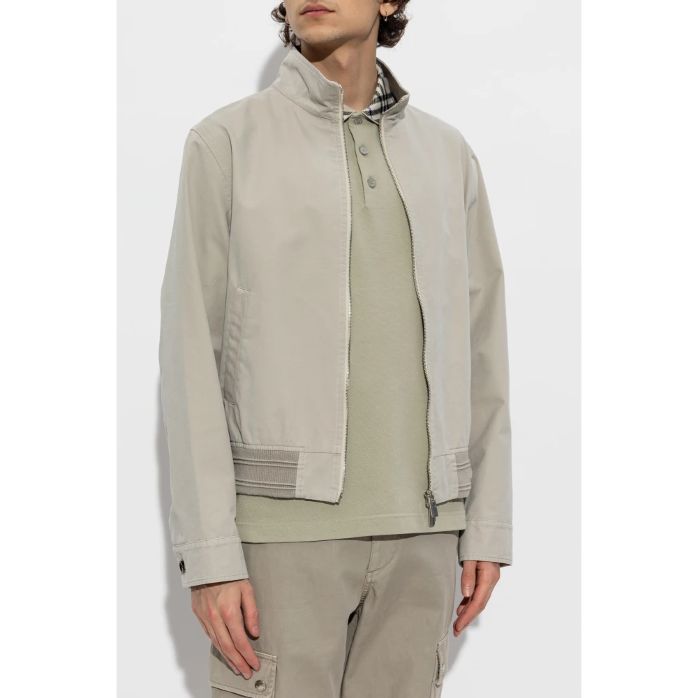 Burberry Jas met opstaande kraag Gray Heren