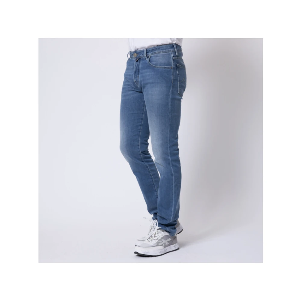 Jacob Cohën Slim Fit Vervaagde Blauwe Jeans Blue Heren