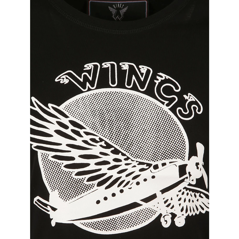 Stella Mccartney Zwarte Wings T-shirts en Polos Black Dames