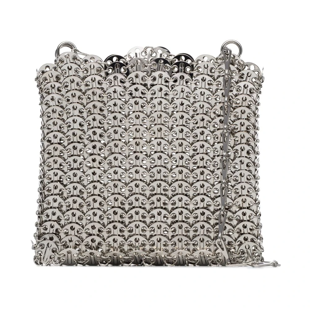Rabanne Women's Gray Iconic 1969 Disc Decoration Shoulder Bag - Shoulder Bags - One Size - Bags