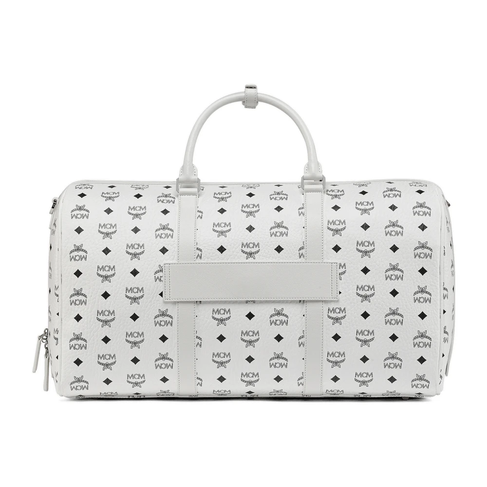 MCM Ottomar Weekender in Visetos White Dames