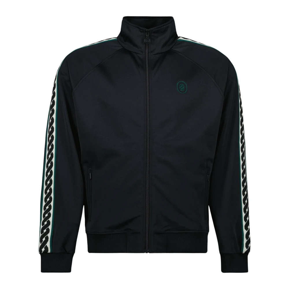 Drole De Monsieur Men's Black Track Jacket Tresse