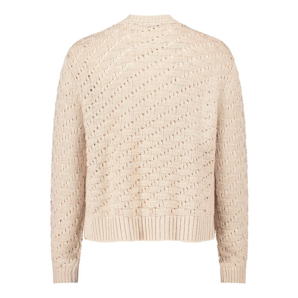 Betty & Co Casual Open-Front Cardigan Beige Dames