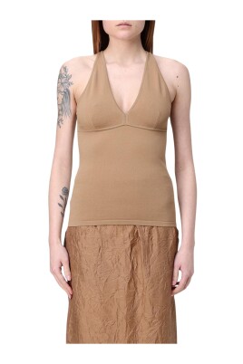 brown-knit-sleeveless-top