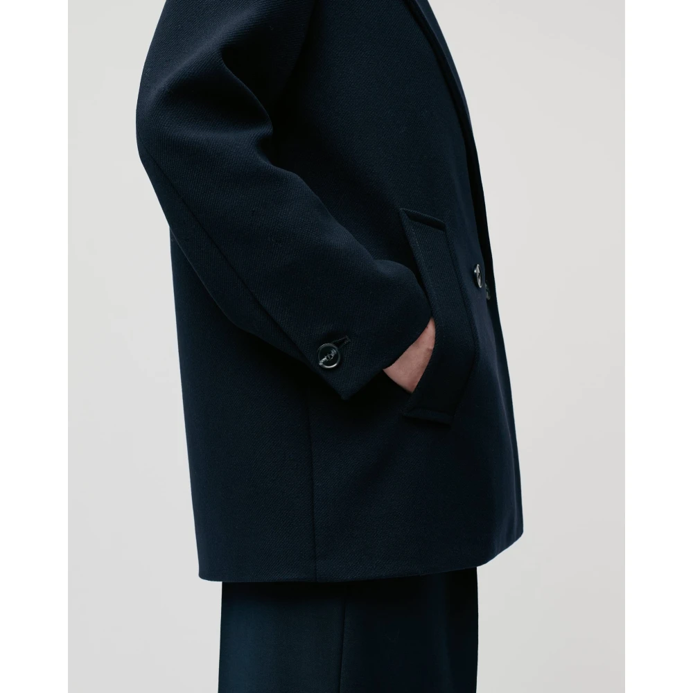 IVY OAK Oversized Boxy Winterjas Blue Dames