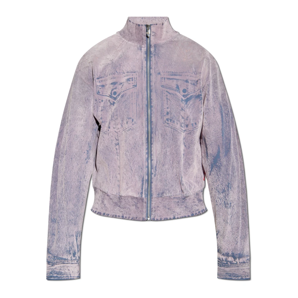 Diesel Sweatshirt F-Slitly Pink Dames
