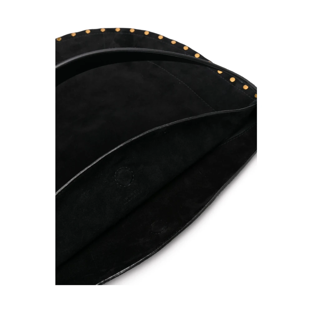 Isabel marant Zwarte Suède Schoudertas met Studs Black Dames