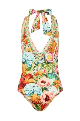 Reversible Halter Baddräkt