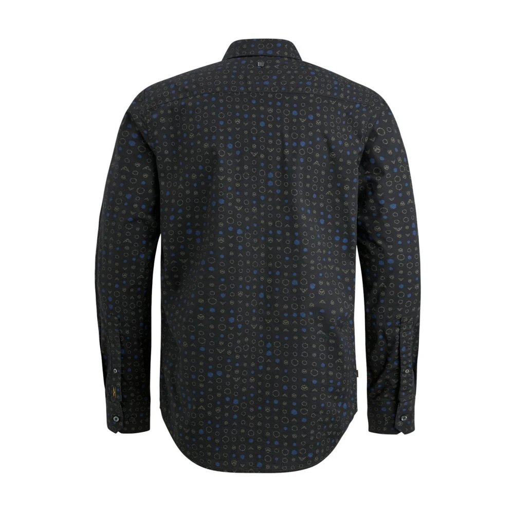 PME Legend Gedrukte Poplin Overhemd Lange Mouw Multicolor Heren