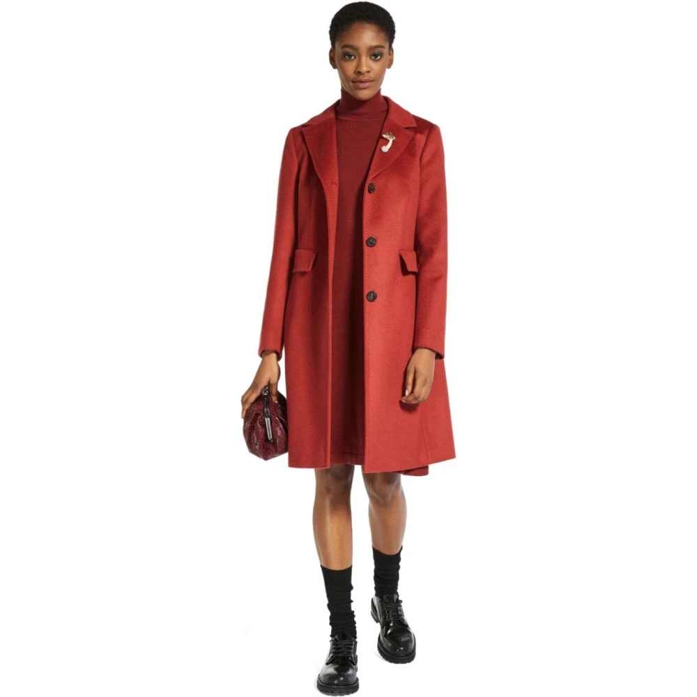 Max Mara Weekend Tevere Jas Red Dames