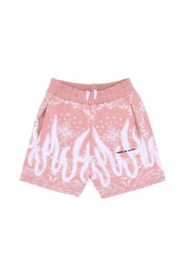 bandana-print-shorts-pink